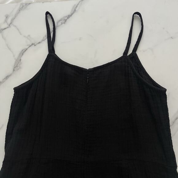 Eileen Fisher Organic Cotton Lofty Gauze Jumpsuit MP Chic Minimalist Lagenlook - Picture 8 of 9